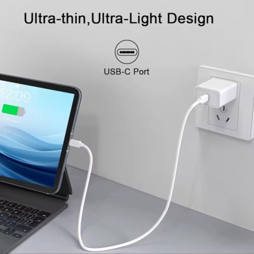 USB Type-C Fast Charging Cable, 3ft White, High Compatibility for Mobile Phones, Headphones
